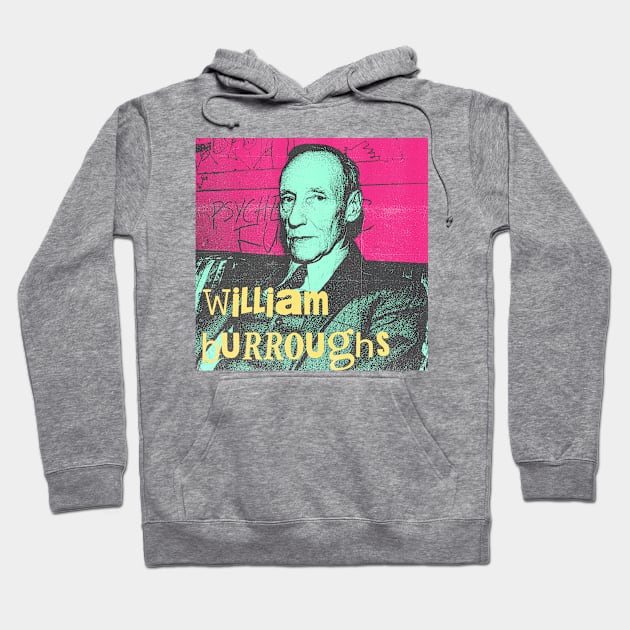 william burroughs pop art Hoodie by psninetynine